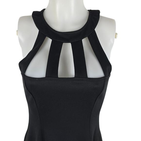 Free People Beach Chest Cut Out Black Women's Summer Mini Dress M - Picture 2 of 5